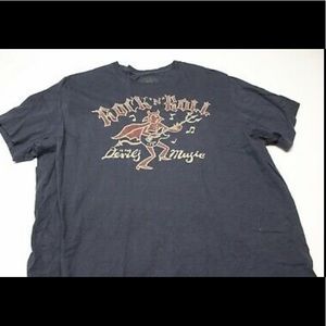 Lucky Brand Rock N Roll Collector Thin Tee